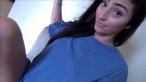 Scorching Latina Stepsis Screams Pleasure  Dad's Desires