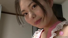 Juicy Bounced Tits Japanese Wife Seduces In Kitchen Wearing Sexy Apron - explicit details inside