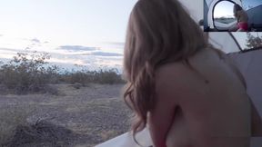 Risky Amateur Couple Roadside Public Sex POV - Molly Pills - Beautiful Natural Blonde Girl Rides Cock withRuined Cumshot during Reverse Cowgirl POV - Horny Hikers HD 1080