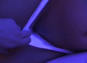 Petite 18-year-old brunette babe teases on webcam