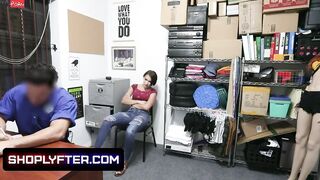 Sexual Bimbo Natalie Porkman Caught Hiding Store Goods