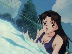 Swimsuit hentai allhole drilled in the swimming pool