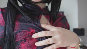 Seductive Chinese-Inspired Cosplay and Wet Pussy Play