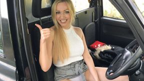 First taxi creampie for Amber Jayne
