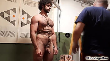 Tied up naked and gagged Henry is a very famous brazilian model who was captured by the stalker | Behind the Scenes | PREVIEW