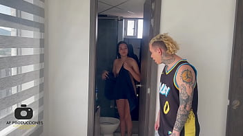 I get my cum-filled ass&#x1F351; off my neighbor during her steamy shower&#x1F6BF; escapade