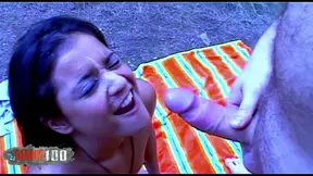Spectacular Spanish Susana Abril fucked in the woods