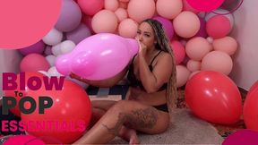 Manu: A Stunning Blow-to-Pop with a Pink Mouse Balloon! - 4K