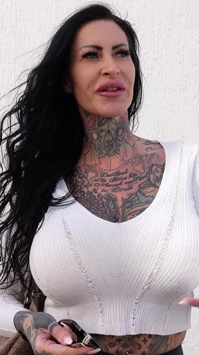 German Scout - Big Boobs MILF Tattoo Bitch Anna70f First Time Porn Casting