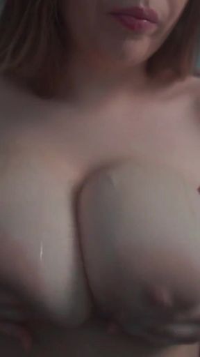 Captivating moment from &quot;OF model vikkylove69 show her boobs tits compilation big boobs girl Titty fuck best Titty drop&quot;
