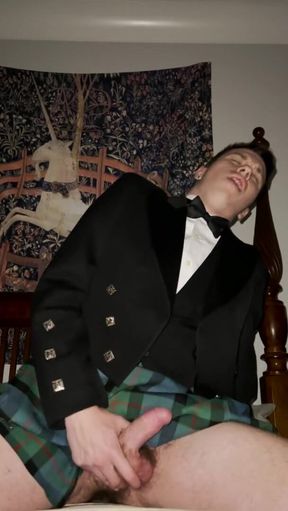just a Scottish dude dressed in his kilt ;)
