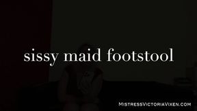 sissy footstool for her Mistress