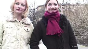 While sightseeing Mischel and Chichita get seduced by a horny BBC for a wild threesome