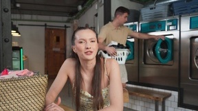 Beautiful Czech girl Stacy Cruz gets fucked in the laundry