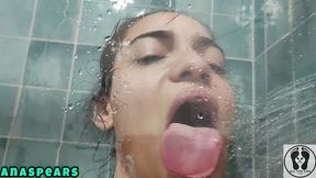hot soapy shower glasschord fetish frottage