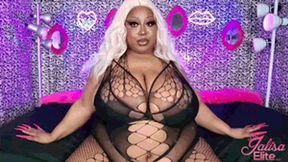 Growing BBW Curves in Fishnet JOI (MP4 Version)