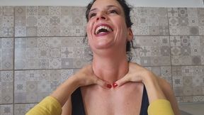 Nerea hardly choked