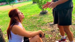 Paid for a blow job, then face-fucked by a mysterious dude in the streets