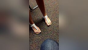 Teenage Sensation And Her Beautiful Feet Captured In Sexy Flip Flops