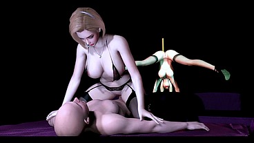 Beauty cheating wife neighbor - 3D Hentai - V466