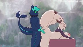 Eevee and Vaporeon: A Wild, Wet, and Wicked Ride
