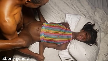 Please don't go too far! Skinny Black Girl Pleads for More, Ebony Style