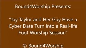 Jay Taylor Enjoys Foot Worship in Self-Bondage - SD