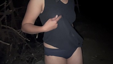 I fucked my stepsister in forest at night..