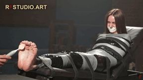 Lali - Her First Mummification and Tickling of Bare Feet (FULL HD MP4)