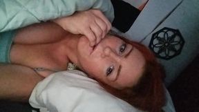 Redhead Feels Herself and Her Dd Natural Tits