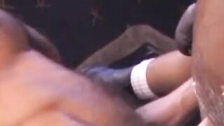 Simon Cox, Marc Lasalle and Tony Serrano have an all out fisting session.