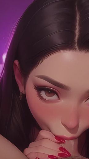 Emotional moment from &quot;Please Cum In My Mouth - Petite Asian Blowjob POV - AI&quot;