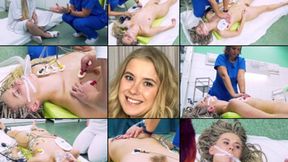Case Vintage Respiration Demo with Intubation, Ventilator, AED, 12 Lead ECG (in HD 1920X1080)