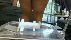 Giantess ButtCrushes Tiny Plane 1080 smaller