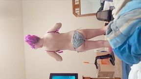 His dick tastes so good!! He fucks me doggystyle after riding his dick