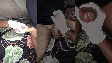 Ebony Step Daughter Milking White Step Dad Cock (Part 1 full in RED)