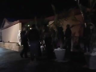 Swingers live an in action