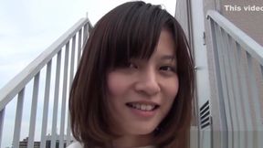 Jap cuties misbehaving outside, hands on, 18+