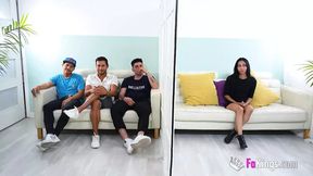 Two Men Devour Solo Vargas' Pleasure on a Blind Date