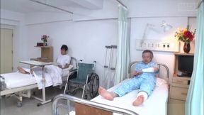 Busty geisha pleasure-drives patient&#039;s din-din at clinic