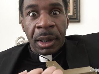 Sera Ryder is sucking a ebony priest's emo hard wang and getting stuffed with it