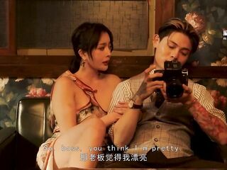 ModelMedia Asia - Ebony males with massive knob experience Oriental version of wife swapping sex