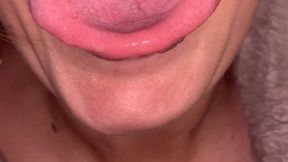 Close up tongue
