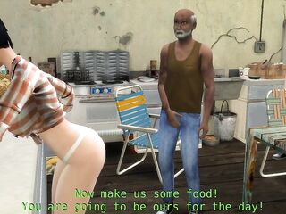 DDSims - Cuckold spouse surrenders wife to homeless males - Sims 4