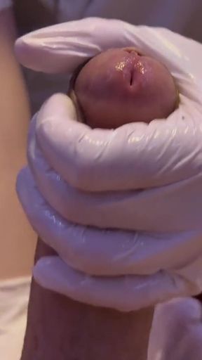 Emotional moment from &quot;Close-up Best Handjob Cumshot ever&quot;