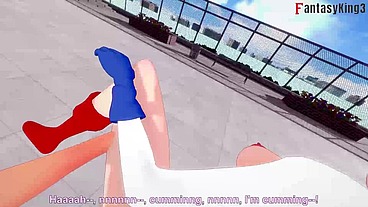 Power girl - RED 1 - Super Man - Full & Full POV on Sheer & PTRN: Fantasyking3