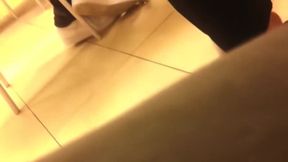 Sexy candid dangling