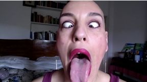 ahegao and cheeky laugh