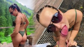 Tourists Enjoy Wild Romance in the Woods