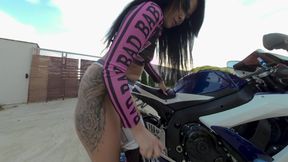 Motorbike Girl Masturbation Compilation